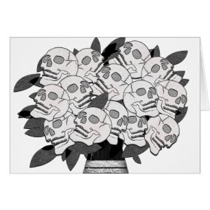 Jedes Farb* Blumenstrauß aus Totenkopfrosen Schwar