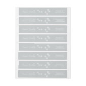 Jedes farbenprächtige Schneeflocken-Urlaubsadresse (Bogen)