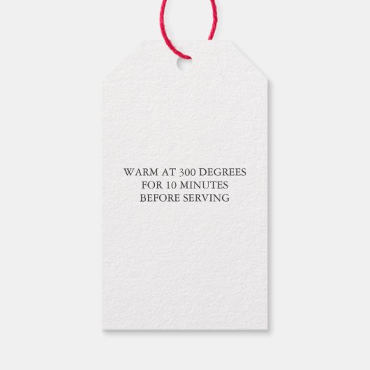 Jedes Farbherz gebacken mit Liebe, hausgemachten U Geschenkanhänger (Rückseite)