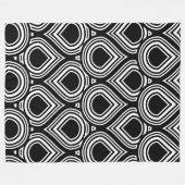 Jedes farbige Abstrakte Muster des MCM Fleecedecke (Vorderseite (Horizontal))