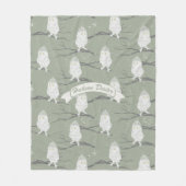 Jedes farbige, rustikale Schellwaldmuster Fleecedecke (Vorderseite)