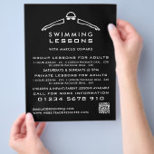 Jedes Farbschwimmer-Symbol, Schwimmlesson-Werbung Flyer (Hand)