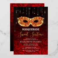 Jedes Farbthema Sweet 16 Masquerade Geburtstag