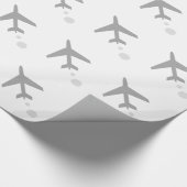jedes Flugzeug; Flugzeug Geschenkpapier (Ecke)