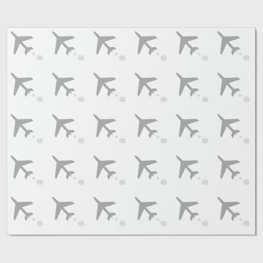 jedes Flugzeug; Flugzeug Geschenkpapier (Flach)