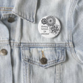 Jedes Gehirn ist einzigartig im Abzeichen/Knopfdes Button (Beispiel)