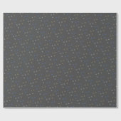 Jedes Gemusterte graue Umschlagpapier mit einem St Geschenkpapier (Flach)