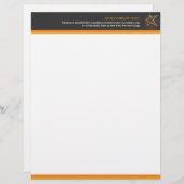 Jedes Geschäft mit Star Letterhead Briefbogen (Vorne/Hinten)