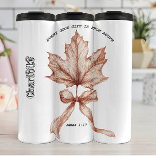 Jedes gute Geschenk kommt von oben Thermosbecher