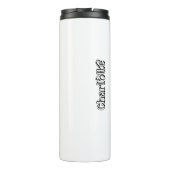 Jedes gute Geschenk kommt von oben Thermosbecher (Rückseite)