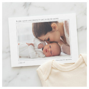 Jedes gute Geschenk von oben Mutter-und-Baby-Foto