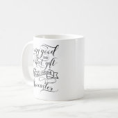 Jedes gute und perfekte Geschenk kommt von Lancast Kaffeetasse (Vorderseite Links)