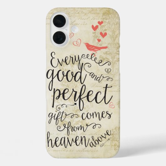 Jedes gute und perfekte Geschenk kommt von oben Case-Mate iPhone Hülle (Rückseite)