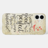 Jedes gute und perfekte Geschenk kommt von oben Case-Mate iPhone Hülle (Rückseite (Horizontal))