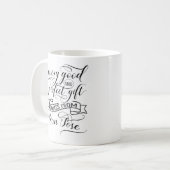 Jedes gute und perfekte Geschenk kommt von San Jos Kaffeetasse (Vorderseite Links)