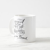 Jedes gute und perfekte Geschenk kommt von Virgini Kaffeetasse (Vorderseite Links)