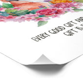 Jedes gute und perfekte Geschenk, Schrift James 1: Fotodruck (Ecke)