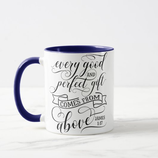 Jedes gute und perfekte Geschenk Tasse (Links)