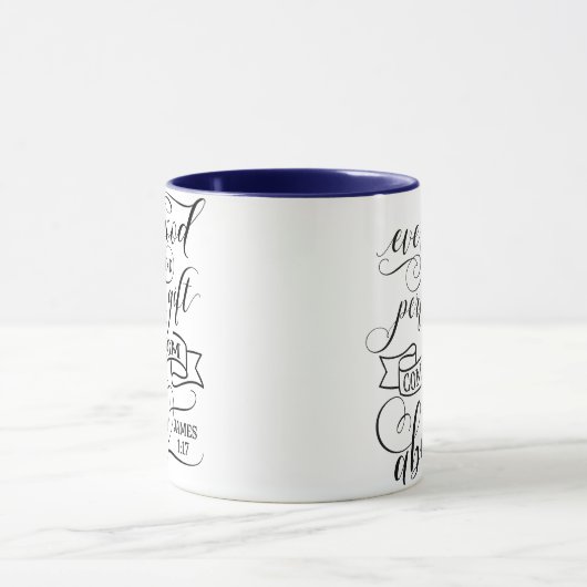 Jedes gute und perfekte Geschenk Tasse (Zentrum)