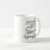 Jedes gute und perfekte Mädchen kommt von Springfi Kaffeetasse (VorderseiteRechts)