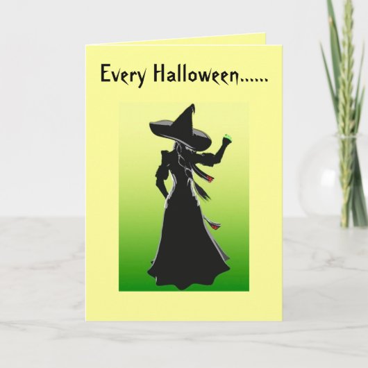 Jedes Halloween Karte (Vorderseite)