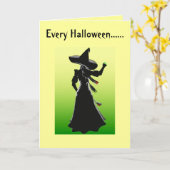 Jedes Halloween Karte (Gelbe Blume)