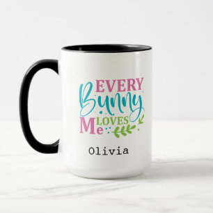 Jedes Häschen liebt mich lustiges Ostern Tasse