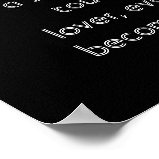 Jedes Herz singt ein Lied - Kunstposter-Plato Zita Poster (Ecke)