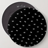 Jedes hochgeladene Bild, Design oder Ihr Logo rand Button (Vorne & Hinten)