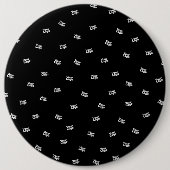 Jedes hochgeladene Bild, Design oder Ihr Logo rand Button (Vorderseite)