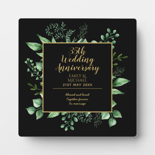 JEDES Hochzeitstipendium - Personalisiert Fotoplatte (Vorderseite)