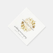 JEDES JAHR, 25. JAHRESJAHRESZEITPUNKT VON JELLOW G SERVIETTE (Ecke)