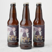 JEDES JAHR - 50. Hochzeitstag & Foto Bierflaschenetikett (Flaschen)