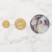 JEDES JAHR - 50. Hochzeitstag & Foto Konfetti (Rückseiten)