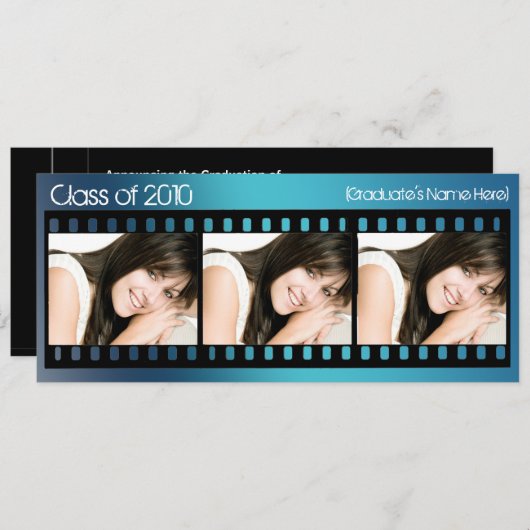 Jedes Jahr ~ Ankündigung des Blue Film Abschlusses (Vorne/Hinten)