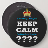 Jedes Jahr Behalten Meilenstein in der Nachricht z Button (Vorne & Hinten)