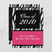 jedes Jahr bzw. jedes Jahr - Einladung eines Pink  (Vorne/Hinten)