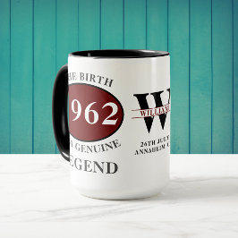 Jedes Jahr, das in Monogramm Geboren ist, Ihren Na Kaffeetasse