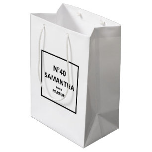 JEDES JAHR Designer Parfüm Flasche Geburtstag Mittlere Geschenktüte