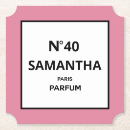 JEDES JAHR Designer Parfüm Flasche Geburtstag Untersetzer