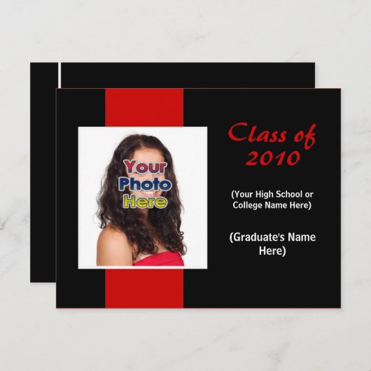 Jedes Jahr einfache Ankündigung von Rot-Schwarz-Ab (Vorne/Hinten)