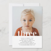 Jedes Jahr | Einfache Foto Geburtstagsparty Einladung (Vorderseite)