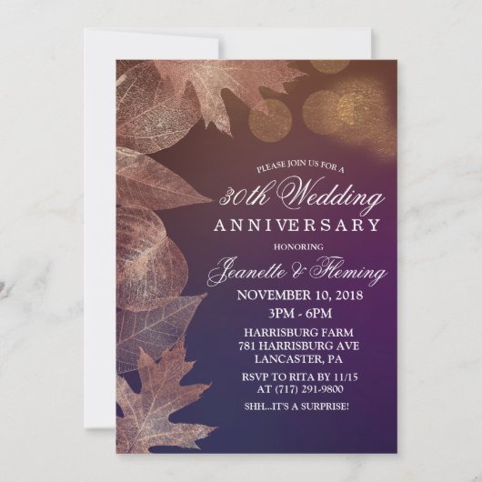 JEDES JAHR - Einladung zum Hochzeitstag (Vorderseite)