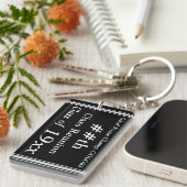 JEDES JAHR FARBEN, Wiedersehen Geschenke der Klass Schlüsselanhänger (Vorderseite rechts)