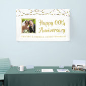 Jedes Jahr Foto Gold String Lights Banner (Messeveranstaltung)