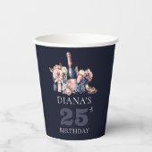 Jedes Jahr Geburtstag Personalisierte Luxus Pappbecher (Vorderseite)