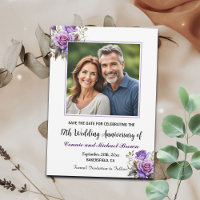 Jedes Jahr Hochzeiten Jahrestag Lila Rose Foto