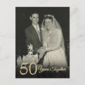 Jedes Jahr Hochzeitstag Foto Einladung Postkarte (Vorderseite)