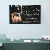 Jedes Jahr im Foto Schwarz und Silberstars Banner (Messeveranstaltung)