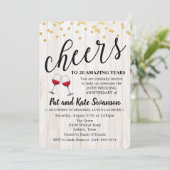 JEDES JAHR - Jubiläum des Weinbaus - Einladung (Stehend Vorderseite)